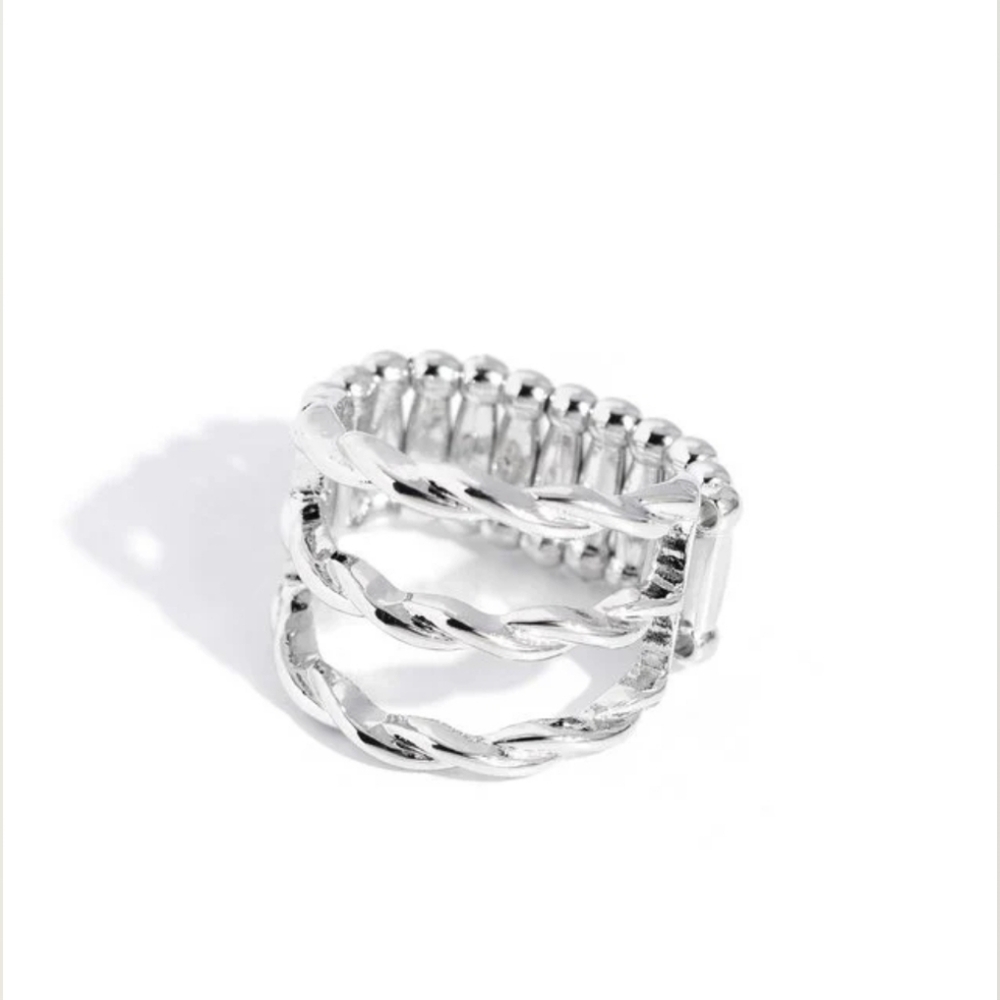 Corded Command Silver Rinf
